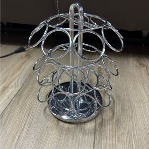 Silver Metal Coffee Pod Holder